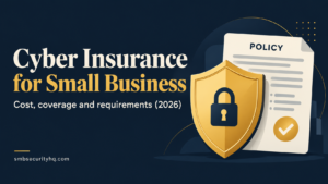 Read more about the article Cyber Insurance for Small Business: Cost, Coverage and Requirements (2026)